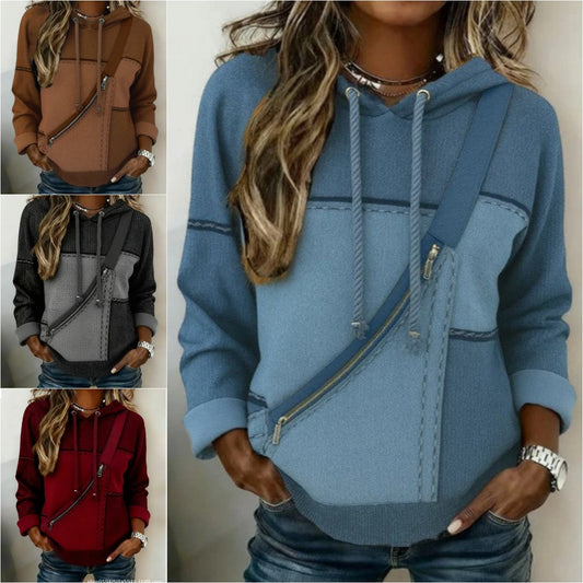🔥🎀🎀【S-5XL】Dámská mikina s kapucí a dlouhým rukávem s potiskem