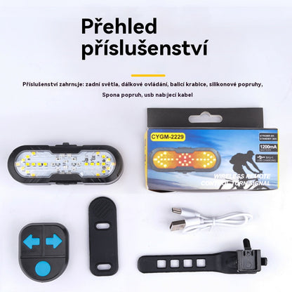 😀Nová multifunkční bezdrátová klaksonka s dálkovým ovládáním směrových světel