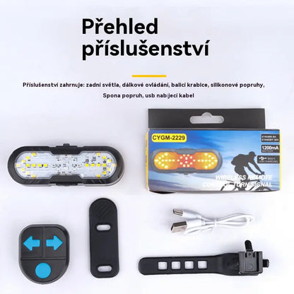 😀Nová multifunkční bezdrátová klaksonka s dálkovým ovládáním směrových světel
