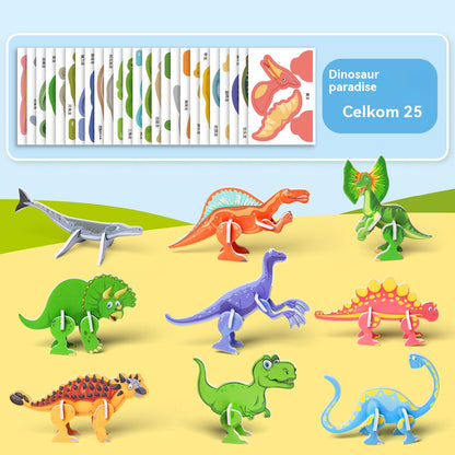 🎁【50 ks.】🌈✨3D vzdelávacie puzzle pre deti