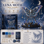 🌙Sada korálků Moon Cat Luna Guardian pro kutily | Série Celestial Moon and Stars