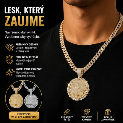 📢📢 50% sleva! ✨ Třpytivý kubánský přívěsek | Okamžitě pozvedněte svůj styl 💎