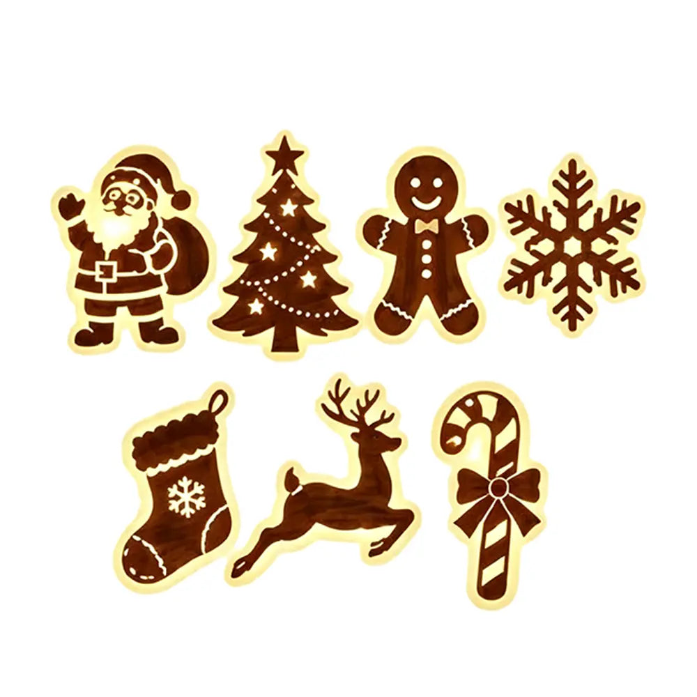 🦌✨ LED silueta soba na zeď | Světelná vánoční dekorace | Nástěnná dekorace s teplým světlem pro domácnost a kancelář 🎄