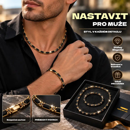 ⏳🔥 50% sleva po omezenou dobu! ⏰ Třpytivá sada šperků: výrazná, elegantní a prvotřídní kvalita 💎✨