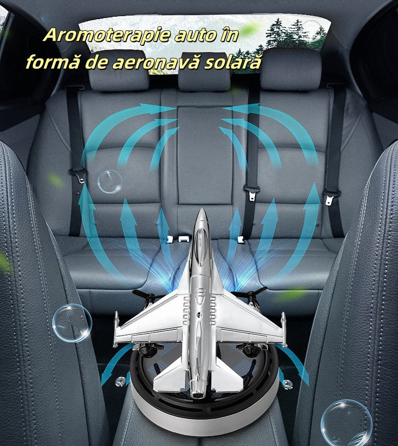 🌞🚗Solární aromaterapie do auta ve tvaru letadla