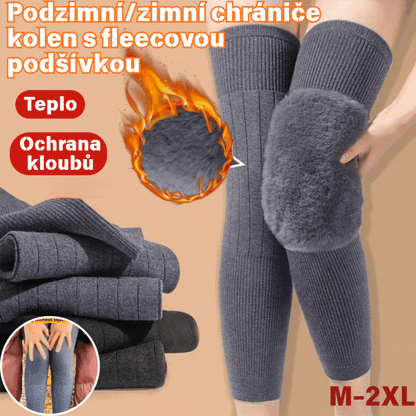 🚶❄️🔥Kupte 2 a dostanete 2 zdarma🔥Nové podzimní/zimní zesílené chrániče kolen s fleecovou podšívkou, které udržují kolena v teple a chrání klouby před chladem.