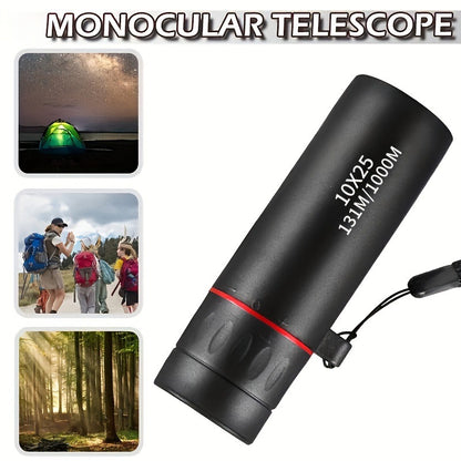 Přenosný vnější monokulární dalekohled - vysoké rozlišení 30×25 s adaptérem pro smartphony na dobrodružství.