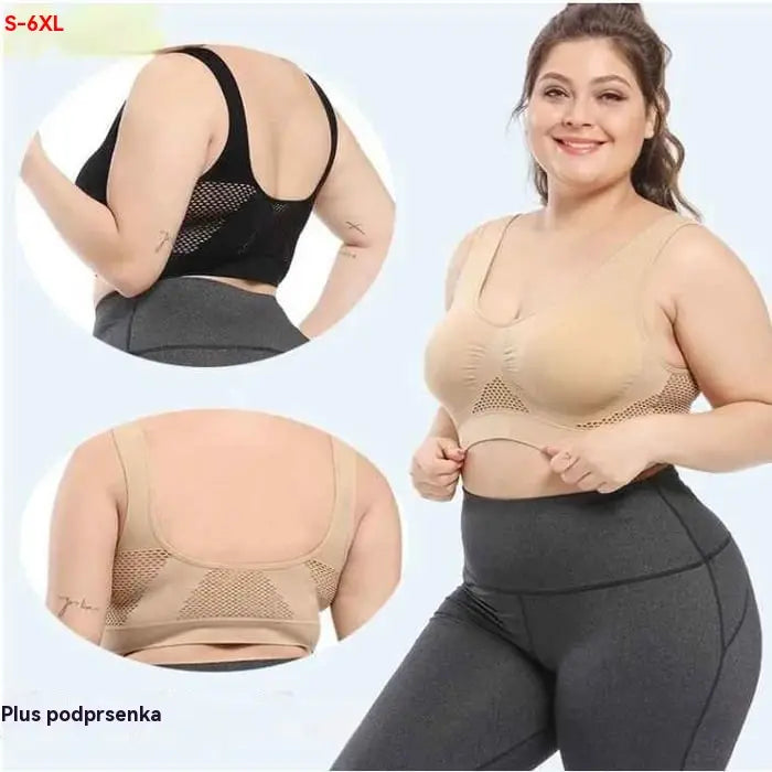 🥰sleva 50 %【Balení 3 kusů】Prodyšná a stylová podprsenka velké velikosti ❤️【40-120 kg】