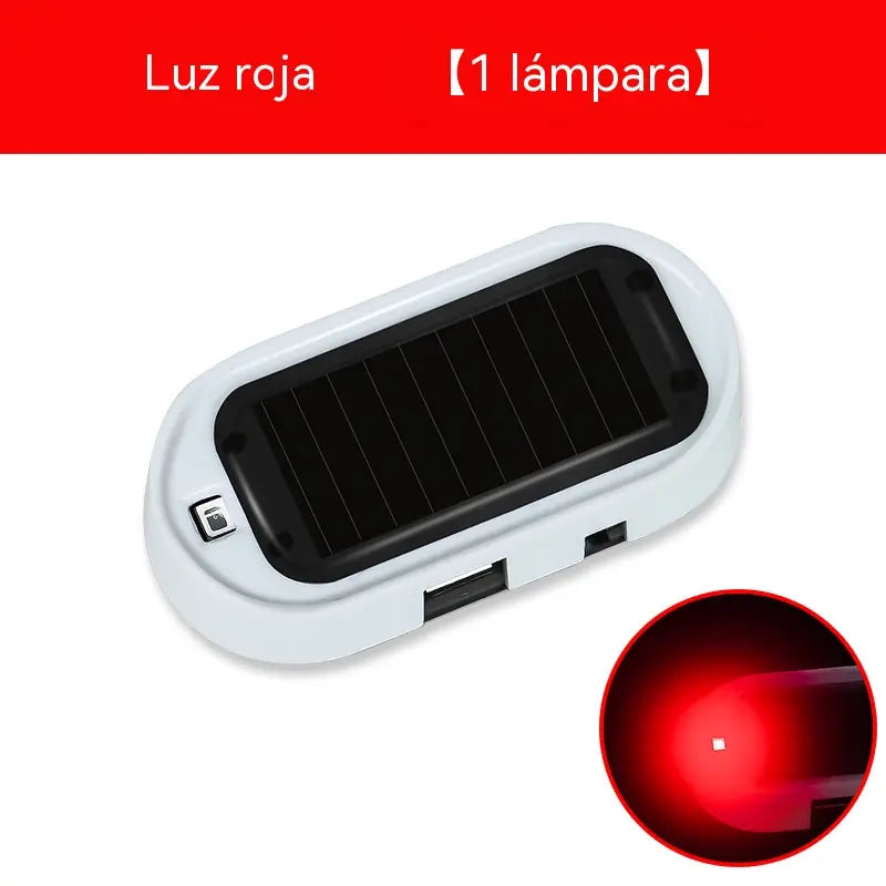 📢🚗 2 kusy 510 Kč ⏰ Solární LED lampa proti krádeži s blikajícím světlem
