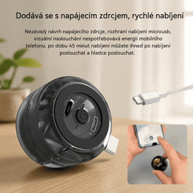 Přenosný zesilovač s 5 reproduktory - Plug & Play pro hudbu/hovory