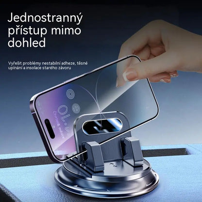 🎯 50% SLEVA NA VŠE! Otočný držák telefonu – bezpečné uchycení na palubní desku, vysoce přilnavá guma 🧭🔄 【Kvalita zaručena】