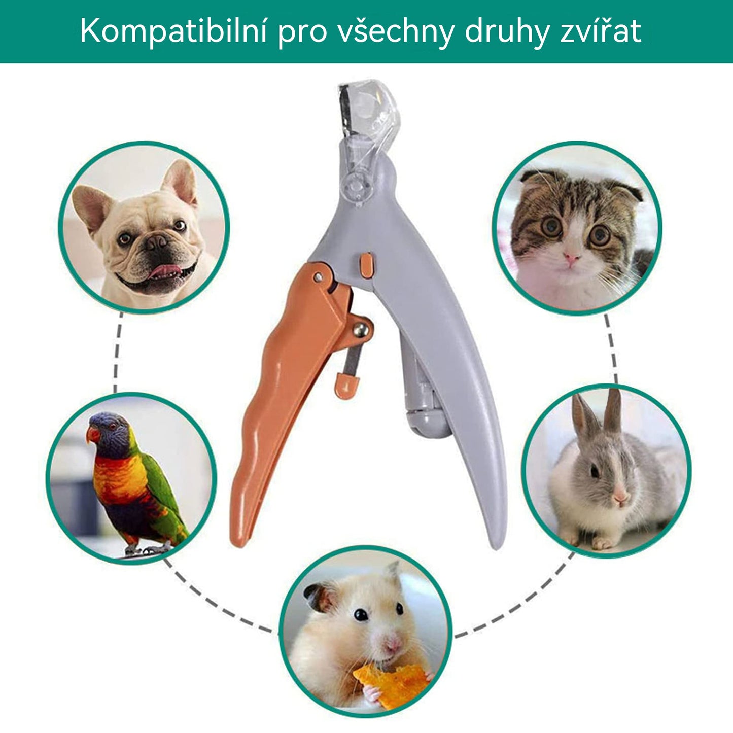 【Kupte 1, získejte 1 zdarma】✨Klíčidla na drápky pro psy a kočky s rychlým senzorem – Bezpečná péče o srst domácích mazlíčků