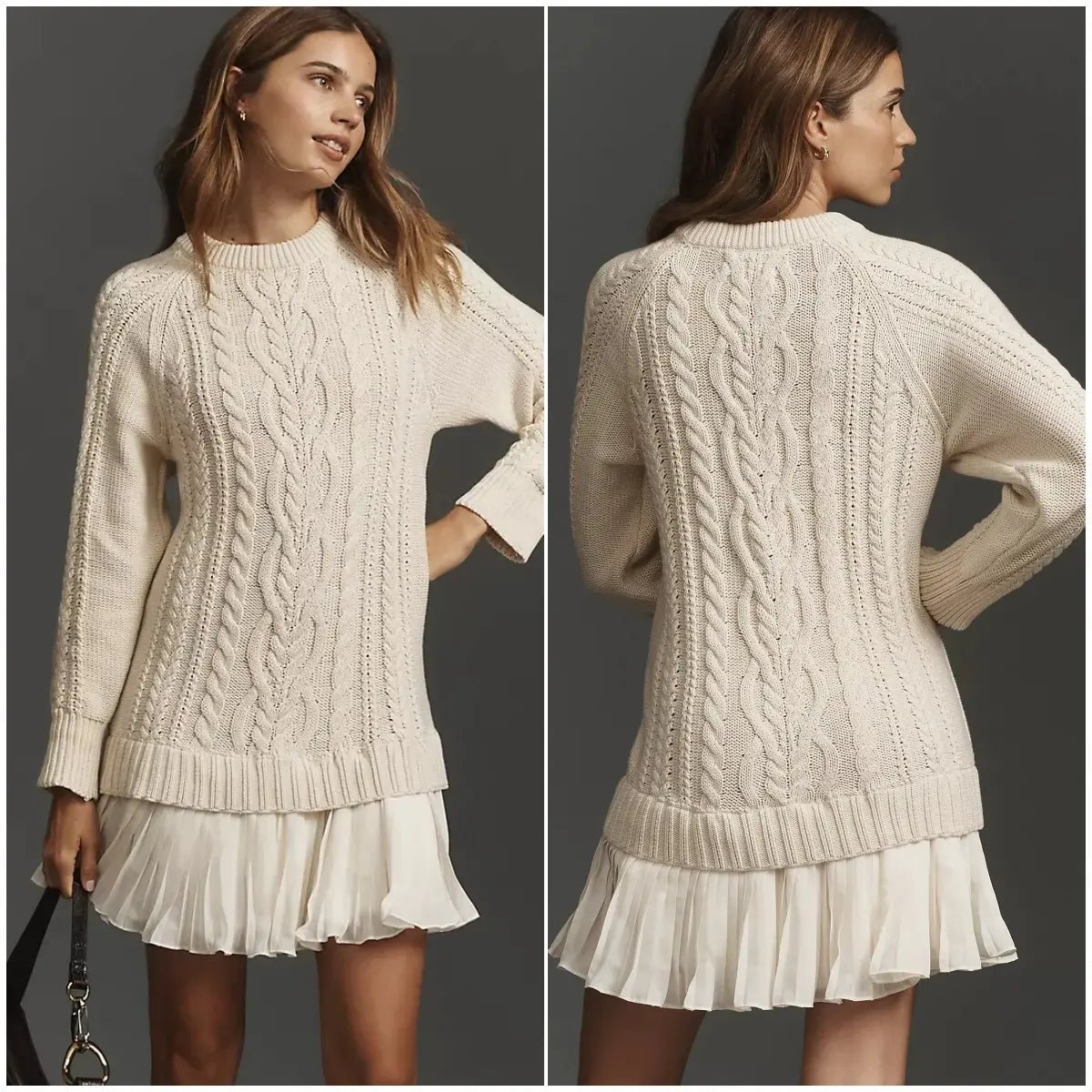 💖👗【S-3XL】Elegantní podzimní a zimní pletené šaty – pohodlné, stylové a vhodné pro každou příležitost | Měkká tkanina, přiléhavý střih