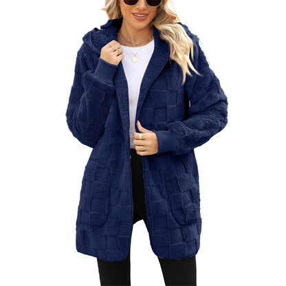 ☃️Limitovaná sleva 39%❄️[S-5XL]🌸Novinka pro zimní sezónu: Dámská kostkovaná fleecová bunda pro volný čas