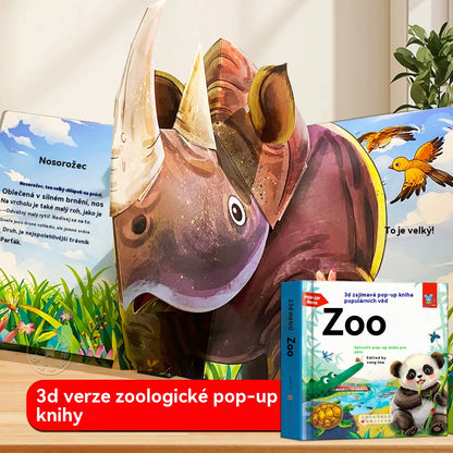 🎁🎁 3D kniha se zvířátky