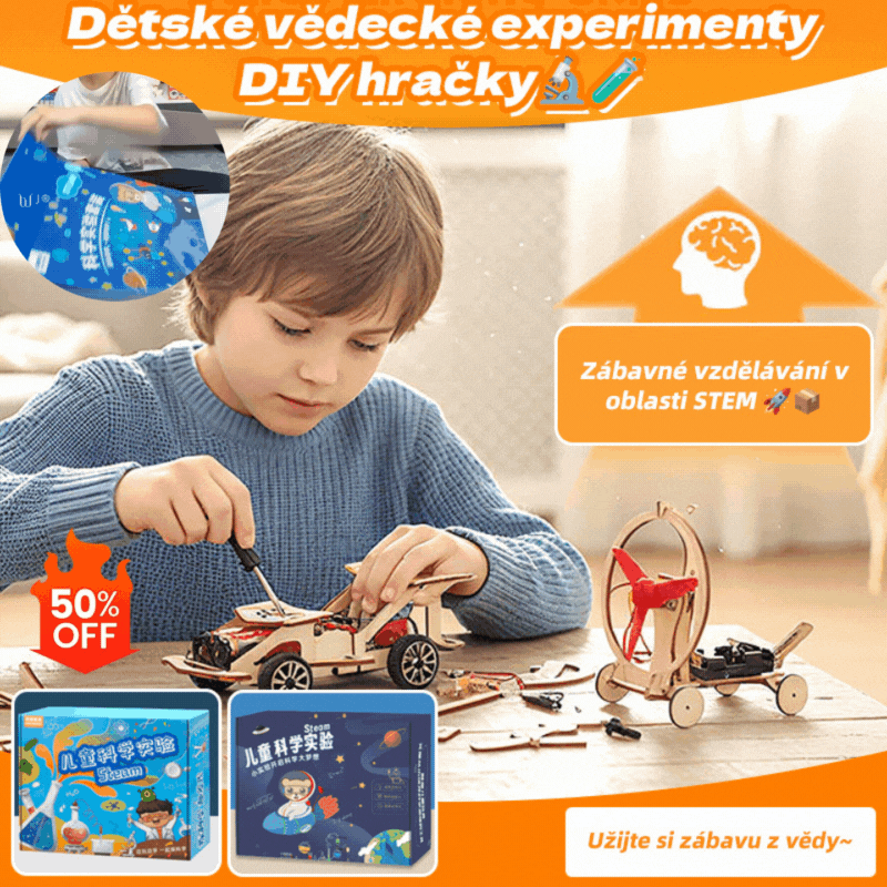 🧩 Kreativní DIY technické hračky 🚀📦