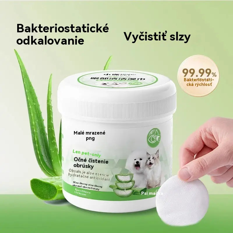🐕🐈Čisticí ubrousky na skvrny od očí domácích mazlíčků 🔥Odstraňuje skvrny od slz🔥
