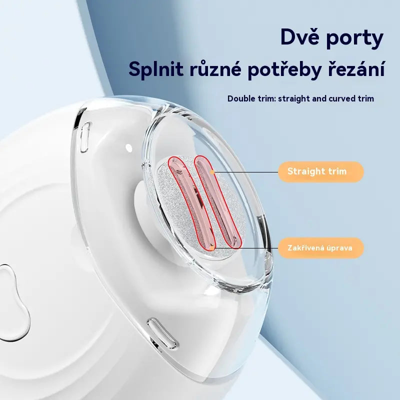 💅✨ Automatický pilník na nehty (1 kus) pro bezpečnou a šetrnou péči o nehty 👶🔧