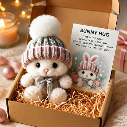 🎁🐇Mini objímací zajíček - roztomilý velikonoční dárek