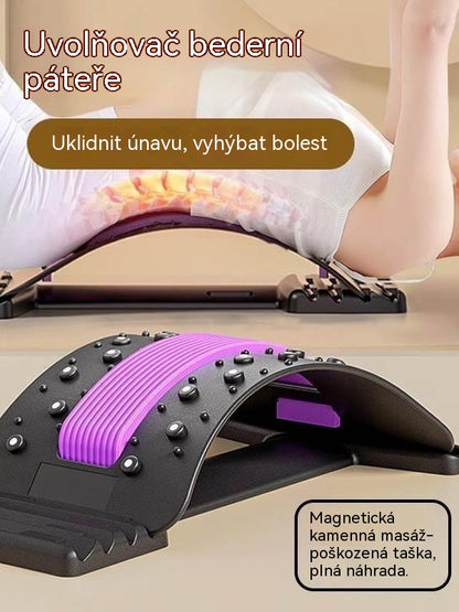 Úleva 3 v 1 Magnet, akupresura a trakce Magnetická terapie Akupunktura Masáž Lumbální tlakoměr