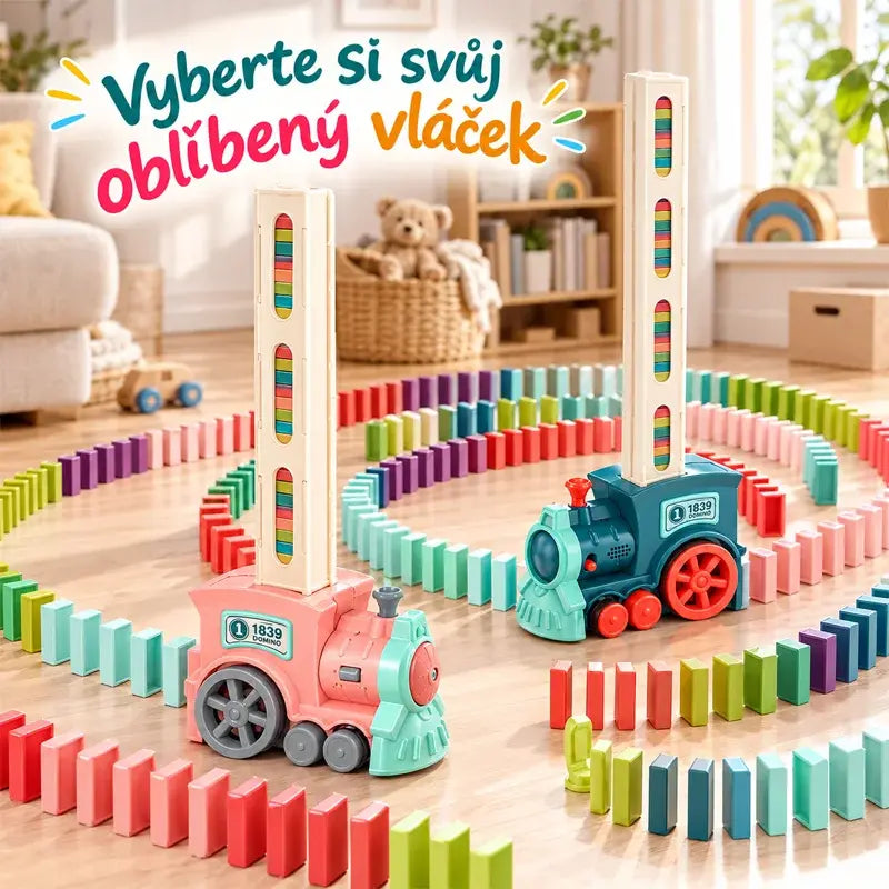 🚆Domino elektrická vláčková hračka
