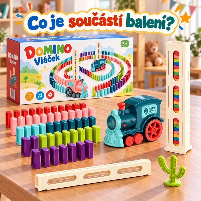 🚆Domino elektrická vláčková hračka