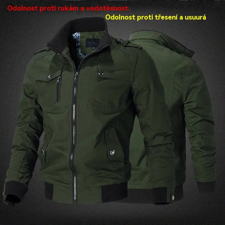 👍🔥 [M-5XL] Nová pánská vojenská bunda, pevná, vysoce kvalitní, teplá