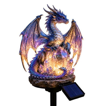 🐉Solární zahradní lampa Dragon Legacy – edice Golden Ember
