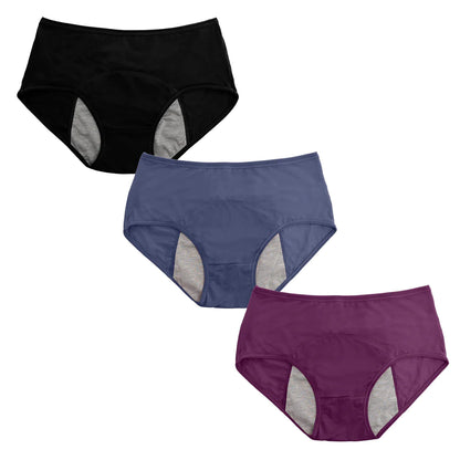 🔥🔥【3 Pack】nové vylepšené nepromokavé slipy s vysokým pasem – pohodlné a šetrné k pokožce