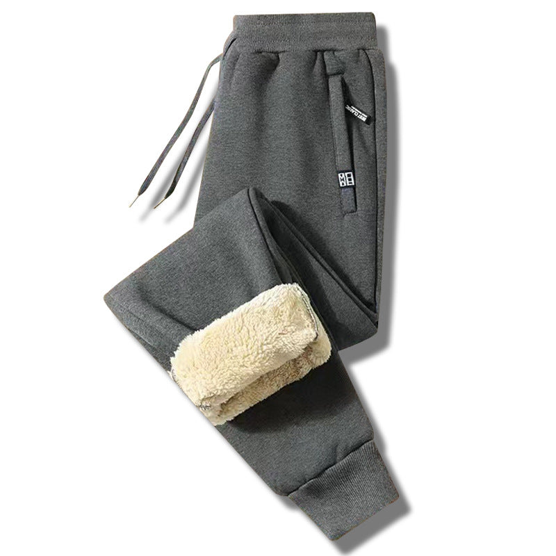👖🔥【M-5XL】2026 Zimní pánské zimní jehněčí vlna zahuštěná ležérní teplé tepláky✅【40-100kg】
