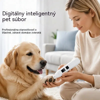 🐱🐶 Elektrický pilník na nehty pro domácí zvířata s LED indikátorem napájení