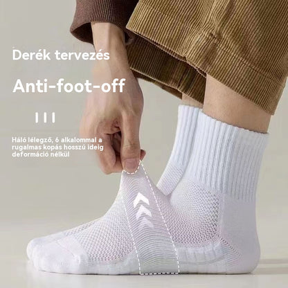 😍🧦【10 párů】 Pánské dlouhé sportovní ponožky, odvádějí pot, tlumí nárazy, chrání paty, odolají zápachu, jsou prodyšné, vhodné na basketbal a každodenní sporty.