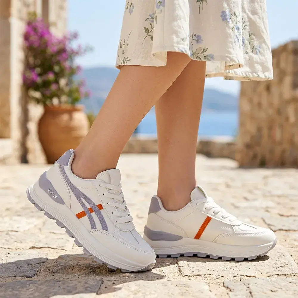 🍂 Na jaro a podzim! ✨ Dámské volnočasové tenisky 👟 Lehké běžecké boty, silná podrážka s efektem zvýšení nohou, měkké, prodyšné a pohodlné, moderní a všestranné 💖