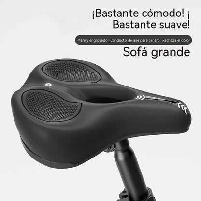 🚲 Zesílené silikonové sedlo kola: výplň z pěny s vysokou hustotou 🧽, zmírňuje bolest 💆‍♂️, tlumí nárazy 🔨, vhodné pro horská kola 🚵‍♂️ a silniční kola 🚴‍♀️