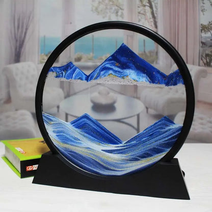 🏡🖼️【Kupte jeden a dostanete jeden zdarma】3D malba pohyblivým pískem pro domácí dekoraci