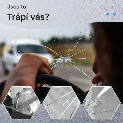【Sada 3 kusů】🚗 Tekutina na opravu prasklin, lepidlo pro odstraňování škrábanců a prasklin