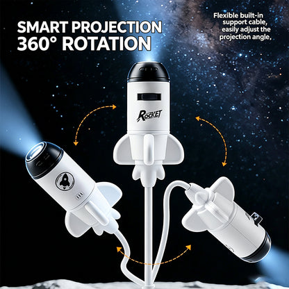 [50% sleva] Chytrý projektor, 360° rotace. Vhodný do auta, interiéru a jakéhokoli místa s vhodnou atmosférou.