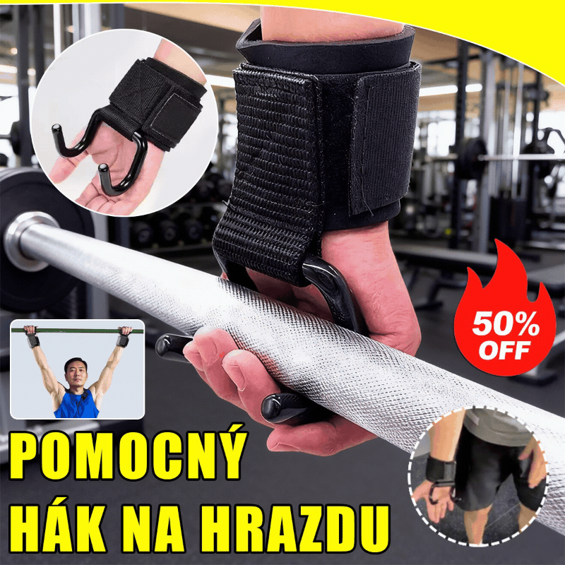 💪【Kupte 2 kusy a získejte 2 zdarma】🔥Fitness náramek, hrazda s hákem proti pádu