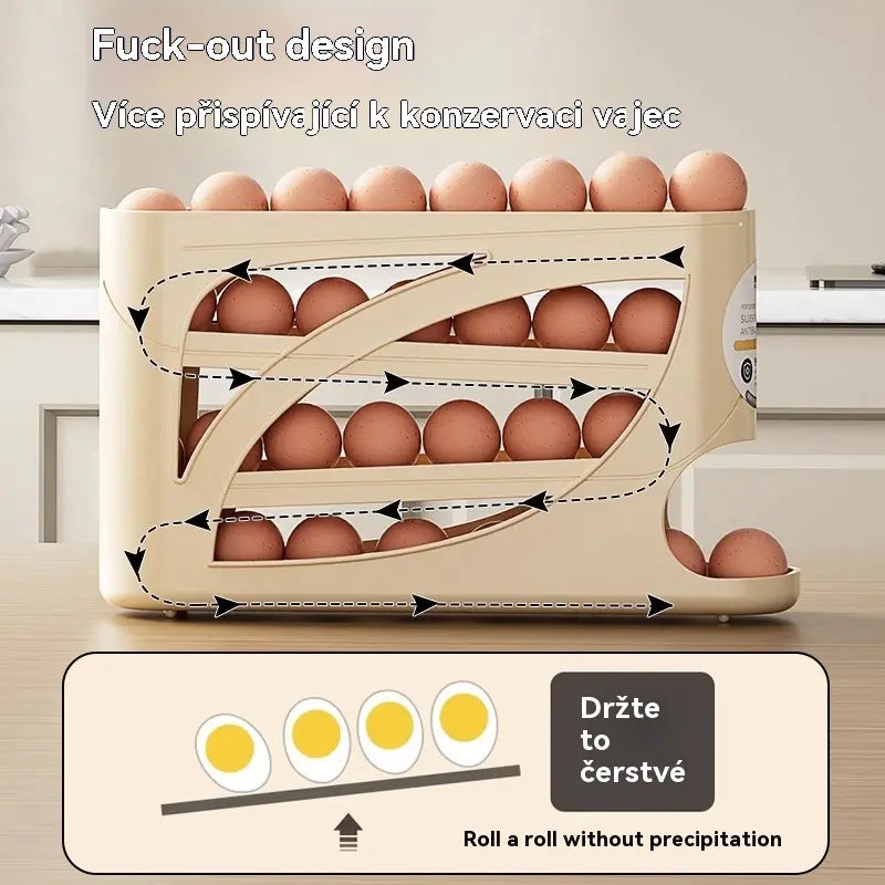 💥🥚🥚Posuvný skladovací karton na vejce, bezpečný pro potraviny