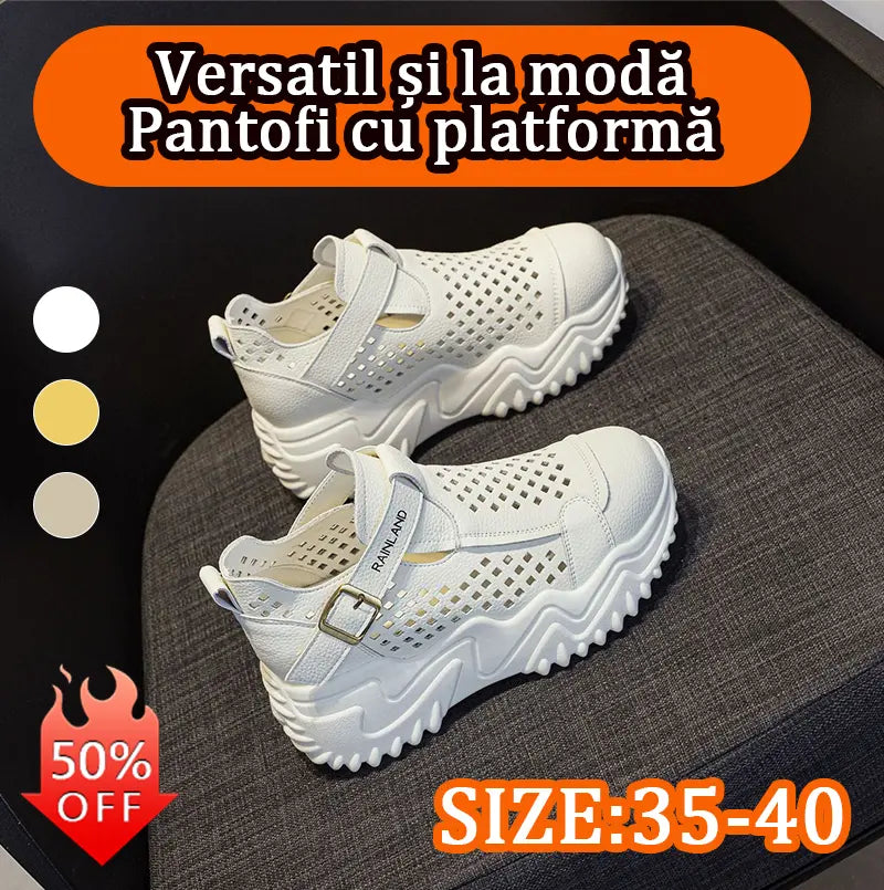 【35-40】Nové ležérní prodyšné sandály s dutou podrážkou