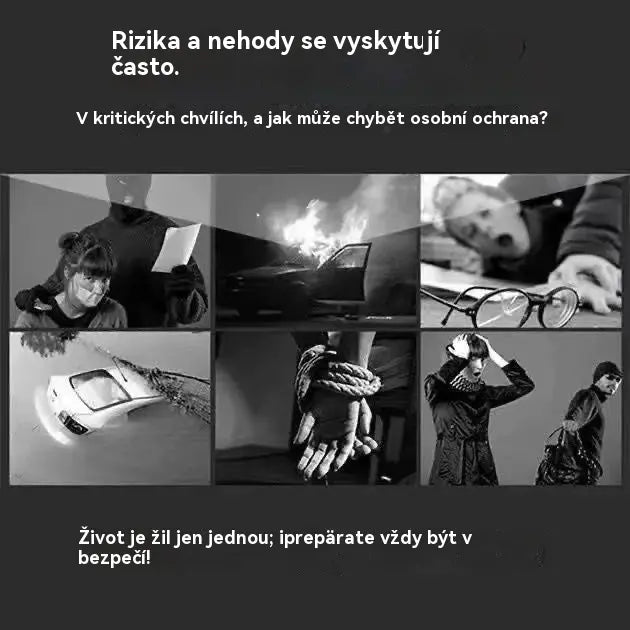 🎁50% SLEVA🎁 Oblouková svítilna pro sebeobranu 4 v 1