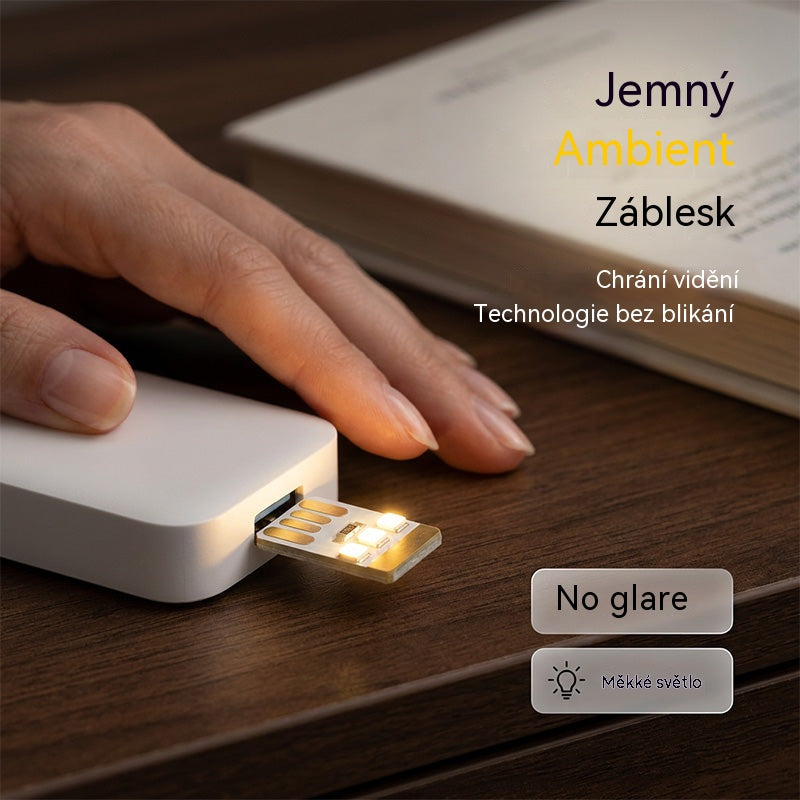 【Kupte 2, získejte 2 zdarma】🎉✨Mini přenosné USB LED noční světlo