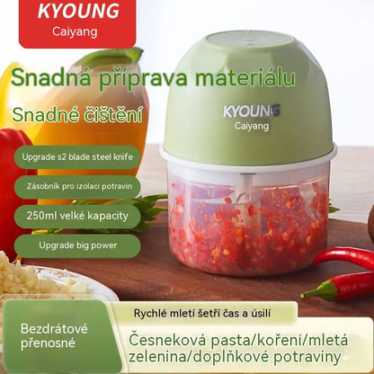 sleva 50 %❤️Bezdrátový efektivní elektrický mini sekáček na potraviny⭐