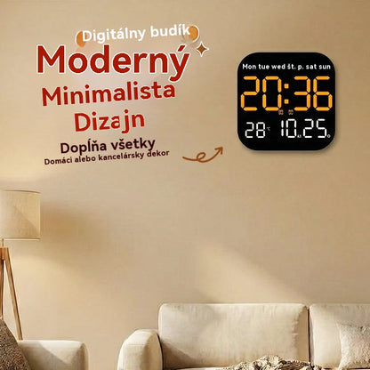 Časově omezená 40% sleva! Digitální hodiny do domácnosti a kanceláře – jemné buzení, rozlučte se s rušivými budíky! Nastavitelný jas, tichý provoz v noci. Zobrazuje také teplotu. Spolehlivý společník pro váš každodenní život. 🌙