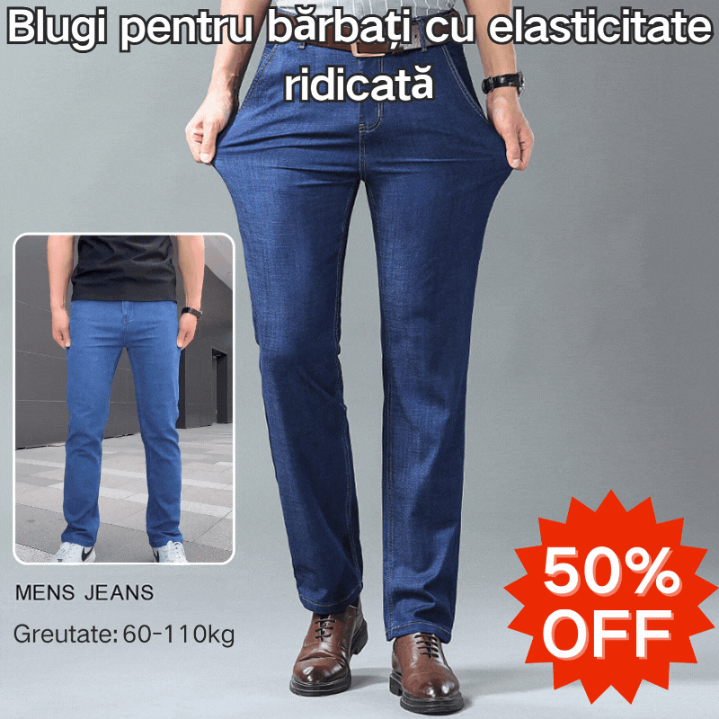 🔥🔥 【60-110 kg】👖👖 Pánské džíny, jednoduché, ležérní, všestranné, nadměrné velikosti