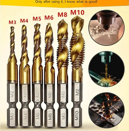 🔥【Kupte 6 kusů a získejte 6 zdarma (12 kusů)】🧰🔩 Sada víceúčelových vrtáků