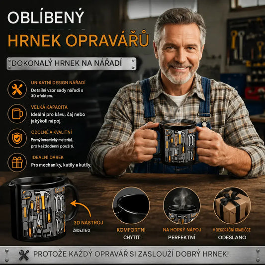 🔥☕Konečný mechanikova sada nářadí Hrnek