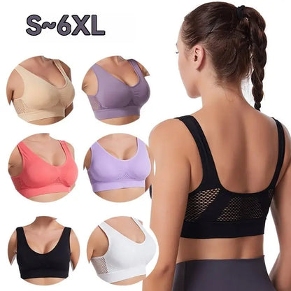 🥰sleva 50 %【Balení 3 kusů】Prodyšná a stylová podprsenka velké velikosti ❤️【40-120 kg】