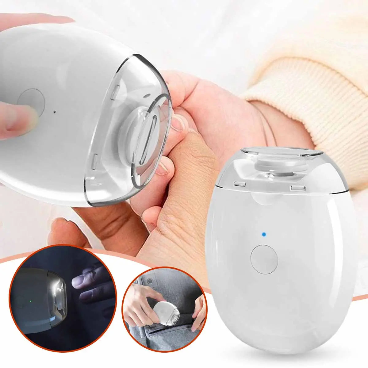 💅 Kupte 1 a získejte 1 zdarma! ✨ Automatický pilník na nehty 1, bezpečná a šetrná péče o nehty 👶🔧