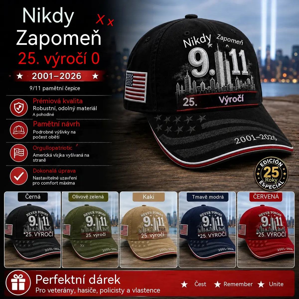 🧢Baseballová čepice vytištěná na 3D tiskárně a vyšívaná, nastavitelná, prodyšná, s ochranou proti slunci a blokuje sluneční paprsky.